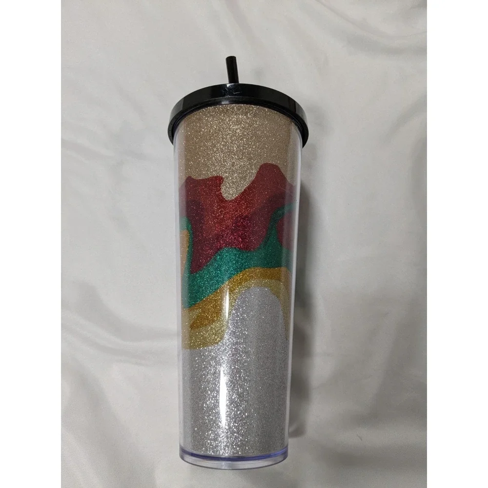 2018 Starbucks‎ Holiday Collection Sand Flow Glitter Cup